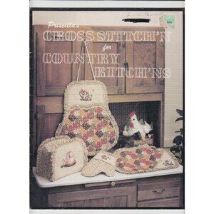 Priscilla's Cross Stitch'n for Country Kitchens Cross Stitch Pattern Booklet